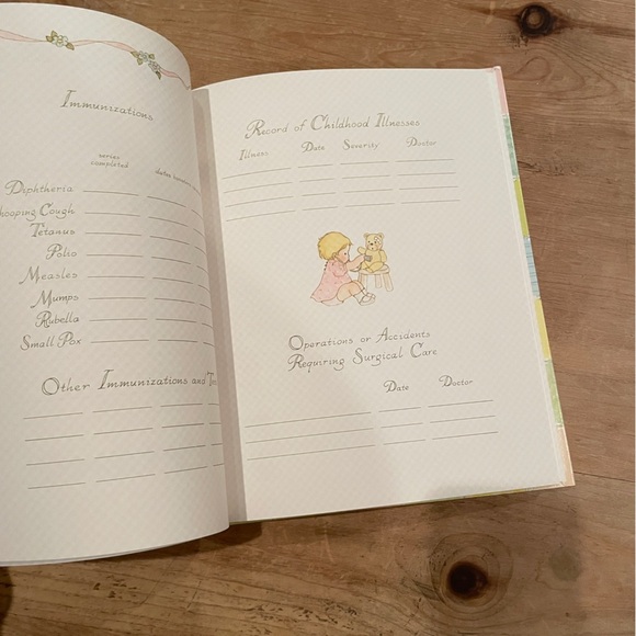 NWOT Baby Milestones Book Birth to 7 years Boy or Girl New Baby Gift Shower - Picture 5 of 5